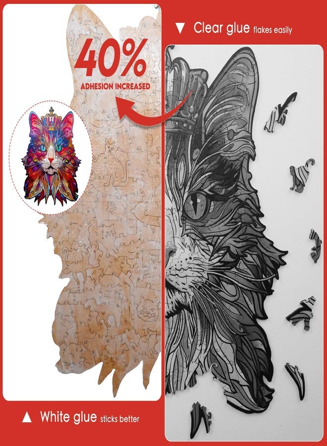 Nariolar Wooden Jigsaw Puzzle Glue with Applicator - Ideal for 1000/1500/3000 Piece Cardboard and Wooden Puzzles, 4 fl oz (120mL) - Image 3